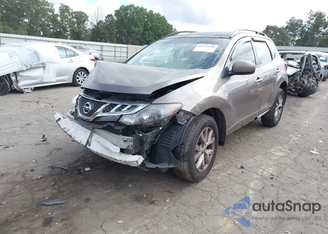 2014 Nissan Murano Sl from USA, damaged, VIN JN8AZ1MW7EW506271